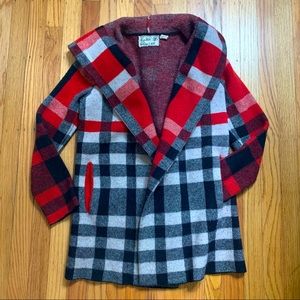 Anthropologie Wool plaid jacket Sz S